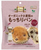 送料無料 ノースカラーズ オーガニック小麦粉のもっちりパン レーズン 1個入×6個