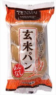 送料無料 菅野製麺所 玄米パン あんなし (3個入)×5袋