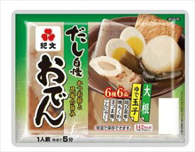 送料無料 紀文 レトルトおでん1人前 390g×12袋