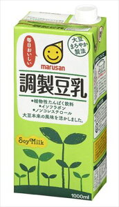マルサン 調製豆乳 1L ×6本 マルサンアイ
