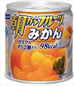 【24缶セット】はごろも 朝からフルーツ みかん 190g 1ケース 【送料無料】