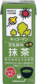 送料無料 キッコーマン飲料 豆乳飲料 抹茶 200ml×54本