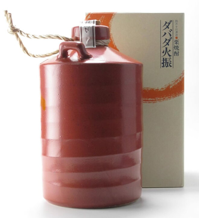 楽天市場 栗焼酎 ナミうんすけ ダバダ火振 1800ml 1 8l陶器 無手無冠 御用蔵 大川
