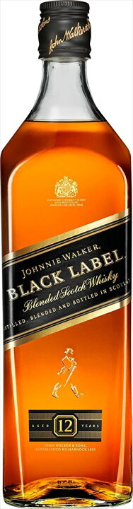 楽天市場】ジョニーウォーカー ブラックラベル 12年 1000ml×6本 : 御用 