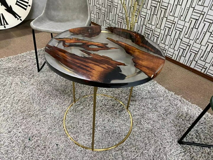 楽天市場】【クーポン配布中！】 レジンテーブル 61cm 座卓 センター 