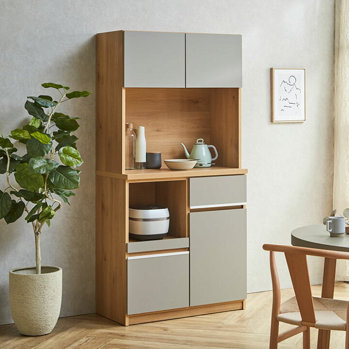 楽天市場】☆ 割引クーポンあり&P3倍 マラソン限定 ☆ 食器棚 大川家具 