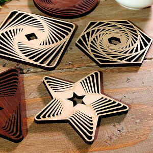  P3{ }\Ԍ  R[X^[ 4Zbg ؐ 7킩IׂfUC 9×9cm R[X^[ [v EH[ibg  Y k 킢 ԕr~ woodR[X^[ Lb