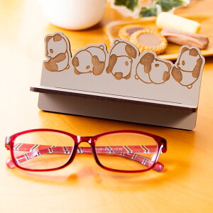 メガネスタンド 木製 パンダ グッズ 雑貨 おしゃれ パンダ グッズ 4.0mm厚の丈夫な国産MDF おしゃれ 国産 北欧 かわいい 雑貨 まとめ買い 犬 ネコ 猫 クマ うさぎ 眼鏡スタンド 名刺スタンド メ