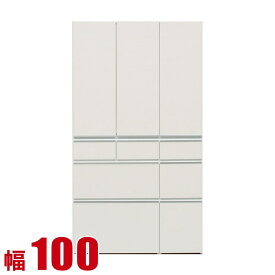 ★10%OFF★ 食器棚 大川家具 収納 100 ダイニングボード ホワイト レガル 板扉 キッチンボード 幅100cm キッチン収納 キッチンキャビネット 完成品 日本製