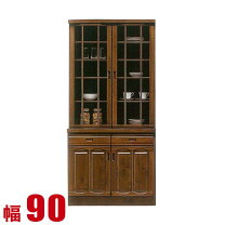 楽天市場】大川家具 食器棚（横幅（cm）80 ～ 89.9）の通販