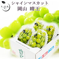 2026 ギフト 岡山県産 シャインマスカット 晴王 2kg (3-5房) 特秀品 赤秀 青秀 大粒 贈答用 御中元 御歳…