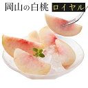 2025 お中元 ギフト 岡山 白桃 贈答用 ロイヤル 約2.4kg-2.0kg 赤秀品 桃 御中元 ギフト 御礼 プレゼント 御礼 御祝 御供 果物 くだもの フルーツ 【岡山果物工房】※品種指定不可