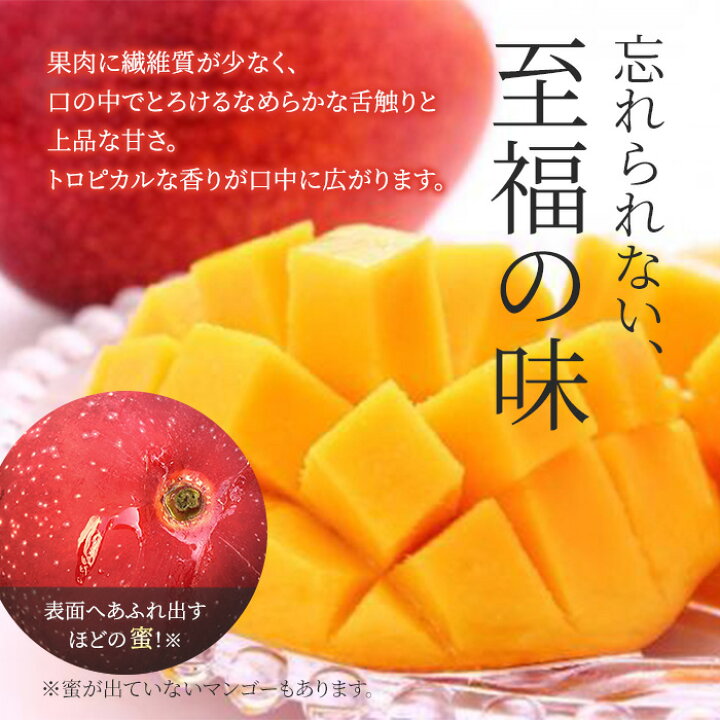 楽天市場】送料無料 マンゴー 宮崎産 完塾マンゴー 秀品 大玉 4Lサイズ 