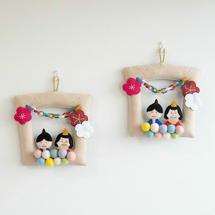 楽天市場】ひなまつり リース【M hario マーケット】(オーナメント  