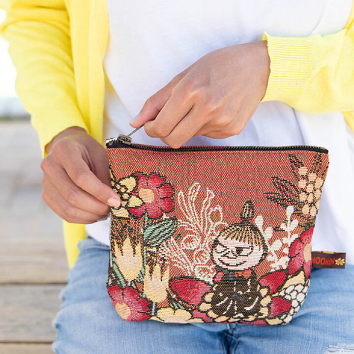 楽天市場】ムーミン ゴブラン織りファスナーポーチ【MOOMIN】(化粧  