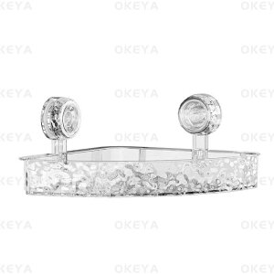 浴室用ラック 強力 真空吸盤 長方形 扇形 三角 お風呂 シャンプーラック マグネットより進化 収納 コーナーラック 可動式 繰り返し利用 5kg積載 壁掛け 簡単取付 穴あけ不要 防水 防錆 アパー