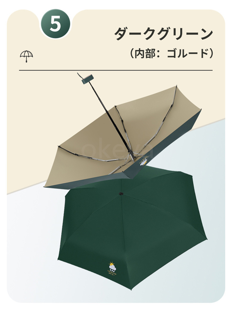 楽天市場】折りたたみ傘 超軽量 6本骨 5段 折り畳み傘 遮光 UVカット