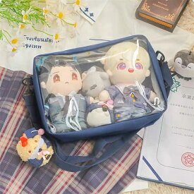 ＼1点7％2点12％OFF 6.20迄／韓国 痛バッグ ブラック ショルダーバッグ トートバッグオタク20cmぬいぐるみ無地 痛バ 痛バッグ 痛バック かわいい 痛ショルダー 通勤/通学 マルチショルダーバッグ大容量 斜めがけ ワンショルダーバッグ
