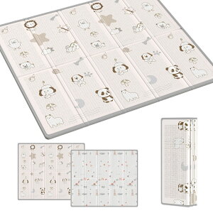 プレイマット 赤ちゃん 厚手 ベビーマット ベビープレイマット 滑り止め お昼寝マット 折り畳み式 保育園 防水 防音マット 収納しやすい 大判 持ち運び便利 ピクニック 幼稚園