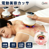 ＼SS新品応援★500円OFF＆P5倍／電動美容カッサ 電動かっさプレート 9段階吸引＆温熱 全身ケア カッサ 頭…
