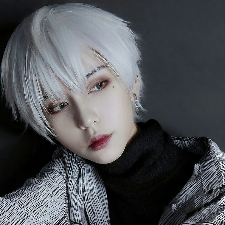内祝い ウィッグ メンズ ショート 男装 原宿 黒 医療用 かつら 面接 仕事 紳士 変装 Wig フルウィッグ コスプレ イケメン ハンサム 男性用ウィッグ 自然 小顔 耐熱 人気 ファッション イメチェン 男女兼用 短髪 美男 Correiodecarajas Com Br
