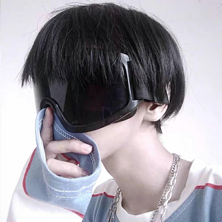 楽天市場 ウィッグ かつら メンズ ショート 男装 黒 男性 原宿 イケメン ハンサム 自然 小顔 耐熱 人気 ファッション ふわふわ イメチェン 男女兼用 メンズ 男装 ファッション ゆるふわ 自然 原宿 耐熱 ネット付き Okeya楽天市場店
