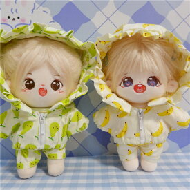 20cm ミニ洋服 ぬいぐるみ用服 日常服人形韓国ファッションアイドル衣装かわいい3点セット 送料無料