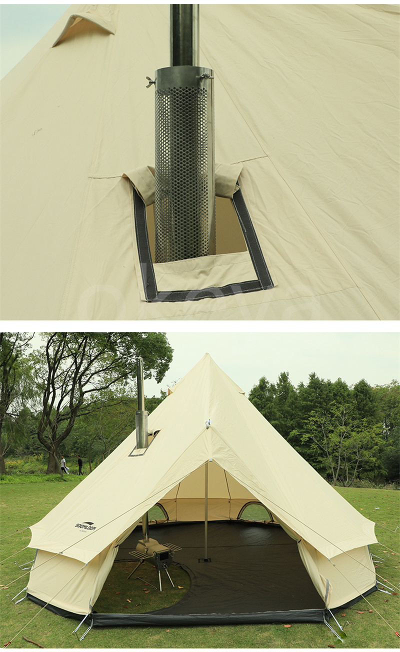 大注目】ZEWZE キャンプに最適！軽量・装着簡単なステンレス製煙突口ガード・テントプロテクター 耐火・遮熱 ストーブジャックアクセサリー  ウインドサーフィン