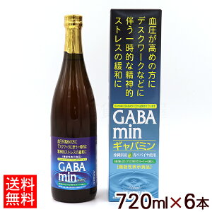 Mo~ 720ml×6{ yz@/GABAmin  ppCgp ILn