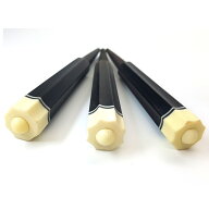 すぐ使える【削り穴あけ加工済み】三線 八角型 カラクイ 3本セット ライン入り 糸巻き