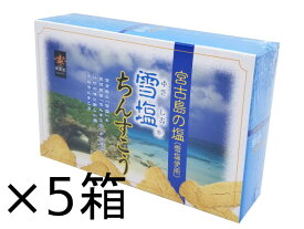 【5箱セット】沖縄 お土産 お菓子 雪塩 ちんすこう 24個入り（1袋2個入り×12袋）×5 食べ物 人気 おつまみ ばらまき 女子ウケ 沖縄土産 沖縄お土産 沖縄雑貨