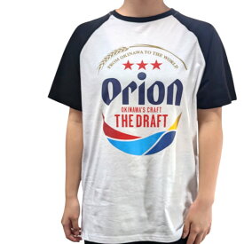 【送料無料】正規品 オリオンビール ラグラン Tシャツ 黒 半袖 白 S M L XL サイズ グッズ 雑貨 かわいい 限定 沖縄お土産 メンズ レディース 人気 おすすめ 無地 厚手 大きい 綿100 額縁 ブランド プリント 男性 女性 ポイント ロゴ おもしろ ゆったり スポーツ デザイン