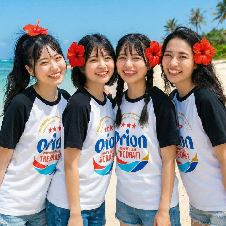 楽天市場】正規品 オリオンビール ラグラン Tシャツ 黒 半袖 グッズ 
