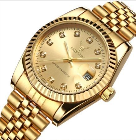 D DEERFUN メンズ 腕時計 オンラインショップ ゴールド 高級 機械式 海外トップブランド 高級腕時計 高級自動巻時計機械式 自動巻 メンズ腕時計 マーケティング