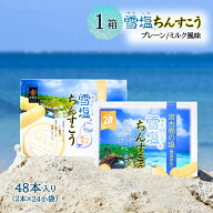 【楽天1位】 ちんすこう 雪塩ちんすこう 大 48本入り×1箱 塩ちんすこう ミルク風味 雪塩 沖縄 お土産 南…