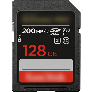 �y�S�X����7%OFF+����10%OFF�N�[�|���zSDXC�������[�J�[�h 128GB UHS-I U3 V30 Class10 �ő�Ǎ�200MB/s 4K�Ή� SDSDXXD-128G-GN4IN