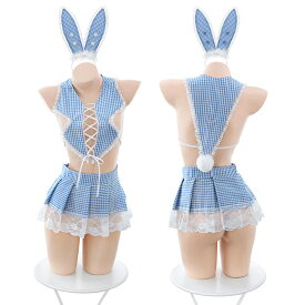 バニーガール セクシー コスプレ ランジエリー メイド ウサギ うさぎ 兎 ウサギ コスチューム 衣装 仮装 大人 エロカワ えろい ウサギ耳 カチューシャ ウサギ ワンピース 可愛い レディース パーティー ハロウィン イベント