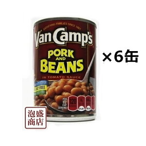 ヴァンキャンプ　ポーク＆ビーンズ　425g×6缶セット、 / Van Camp's バンキャンプ