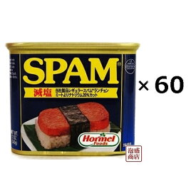 【スパム 減塩】 340g×60缶セット 沖縄ホーメル ポークランチョンミート 缶詰