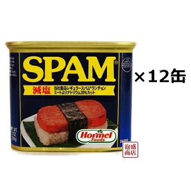 【スパム 減塩】 340g×12缶セット 沖縄ホーメル ポークランチョンミート 缶詰