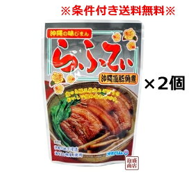 らふてぃ ごぼう入り 165g×2個セット　「簡易包装」 / 沖ハム オキハム 豚バラ肉 三枚肉