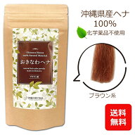 ヘナ インディゴ 白髪染め トリートメント ブラウン 100g 【メール便送料無料】 おきなわヘナ ヘナ100%＋…