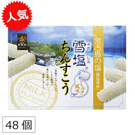 雪塩ちんすこう ミルク風味 南風堂 48個 沖縄 お土産 お菓子 ちんすこう 塩ミルク 美味しい ご当地のお土産 沖縄のお菓子 おすすめ 人気 個包装 ばらまきお土産 ご当地のお菓子