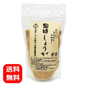 黒糖生姜パウダー 生姜黒糖パウダー 200g 【レターパック送料無料】 黒糖 沖縄 生姜 粉末 パウダー 国産 寒さ対策 冷え性対策 夏 冬 飲み物 黒糖生姜紅茶 生姜黒糖紅茶 ジンジャーティー