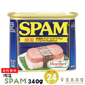 減塩 SPAM スパム 単品(340g) 3セット 5セット 24セット 沖縄土産 おうちご飯 グルメ 沖縄土産 沖縄お土産 沖縄料理 お取り寄せ 常温保存 仕送り 保存食 非常食 防災 備蓄 食品 時短 手軽 簡単調理 お弁当 ご飯のお供 おにぎり ローリングストック 缶詰 一部送料無料