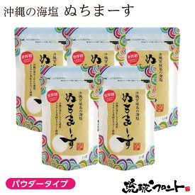 沖縄海塩 ぬちまーす パウダータイプ 111g×5個セット メール便 送料無料 沖縄土産 沖縄 お土産 命の塩 海塩 ミネラル 海水 ぬちまーす