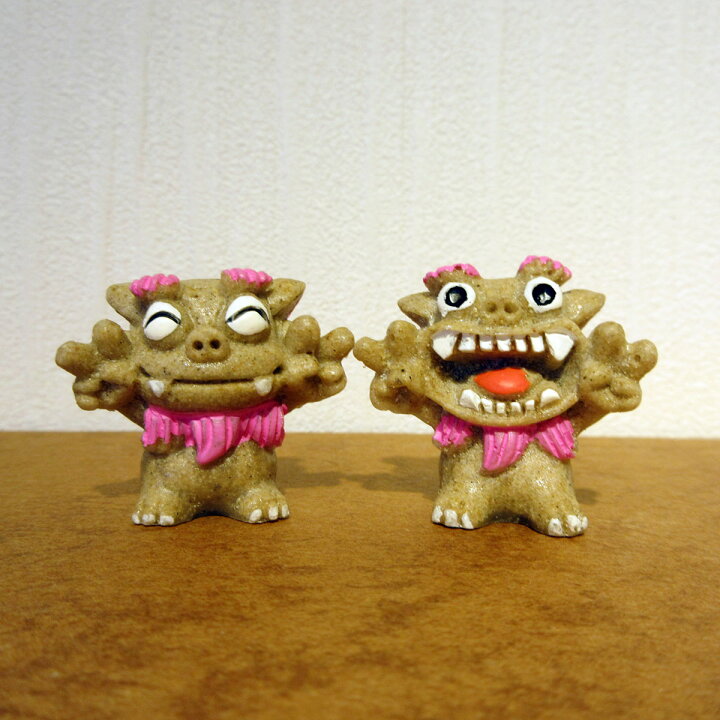 楽天市場 ピースシーサー ピンク 沖縄土産 沖縄 お土産 シーサー 置物 厄除け 魔除け 玄関 置き物 風水 琉球フロントonlineshop
