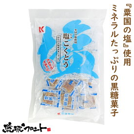 塩こくとう 115g 沖縄 お土産 沖縄土産 黒糖 塩黒糖 黒糖菓子 黒砂糖 さとうきび ミネラル補給 塩分補給