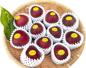 パッションフルーツ秀品1箱約800g〜1kg（8〜12個入）発送12月〜7月 沖縄県産 （スムージー ヨーグルト） 沖縄産 パッションフルーツ トロピカルフルーツ クダモノトケイソウ 果物 お取り寄せ / βカロテン ビタミンC 葉酸 抗酸化作用 アンチエイジング】