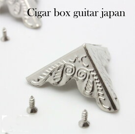 Cigar box guitar Boxcorner (Silver 柄有)【送料無料】